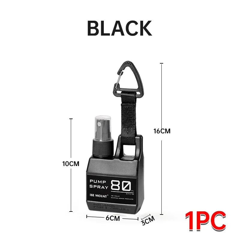 Portable 80ml Spray Bottle – Refillable Cosmetic Container for Outdoor Travel
