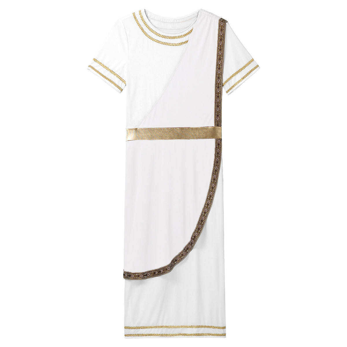 Ancient Greek Toga – Men’s Roman Robe for Halloween Cosplay Costume