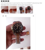 Golden Stainless Steel Quartz Watch – Elegant Analog Fashion for Women