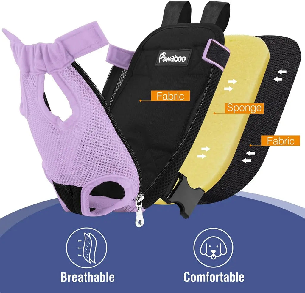 Adjustable Pet Carrier Backpack – Front Travel Bag for Hiking and Camping