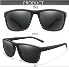 Polarized Cycling Sunglasses – UV400 Square Eyewear for Outdoor Sports