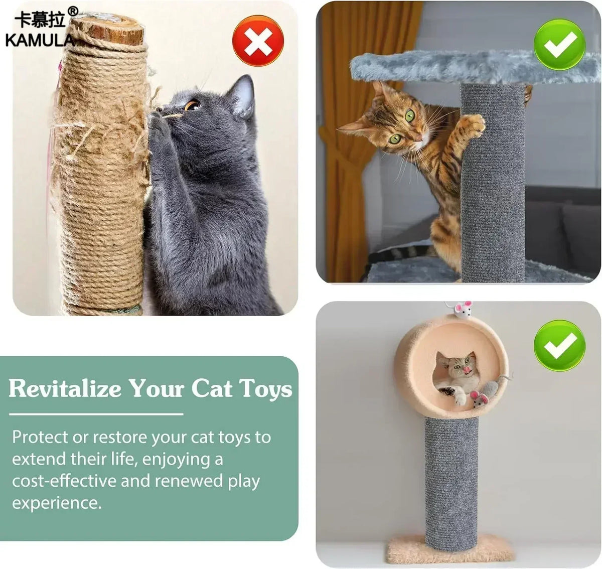 Self-Adhesive Cat Scratching Mat – Trimmable Carpet for Furniture Protection
