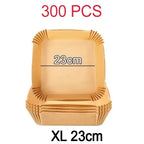 Disposable Air Fryer Parchment Liners – 9 Inch Nonstick Paper for Baking