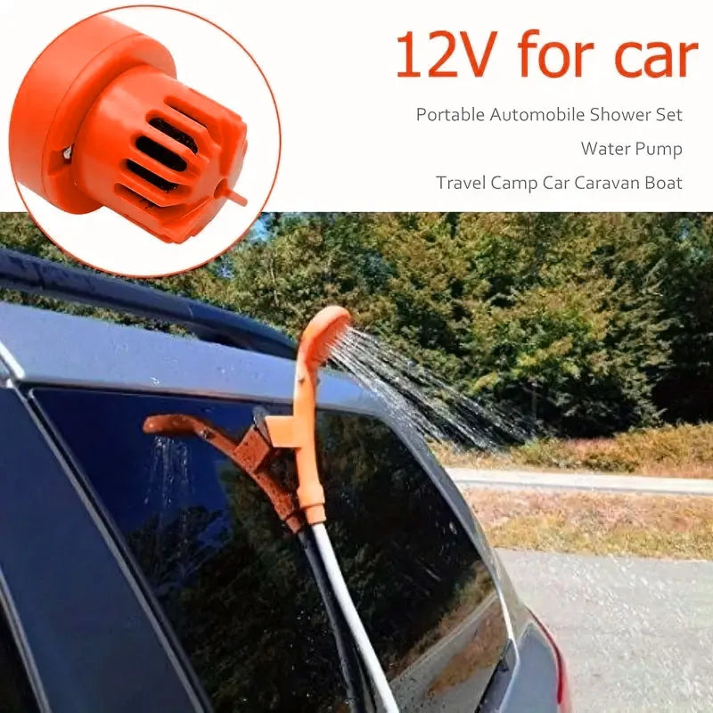 Portable Electric Car Shower – 12V Outdoor Shower for Camping
