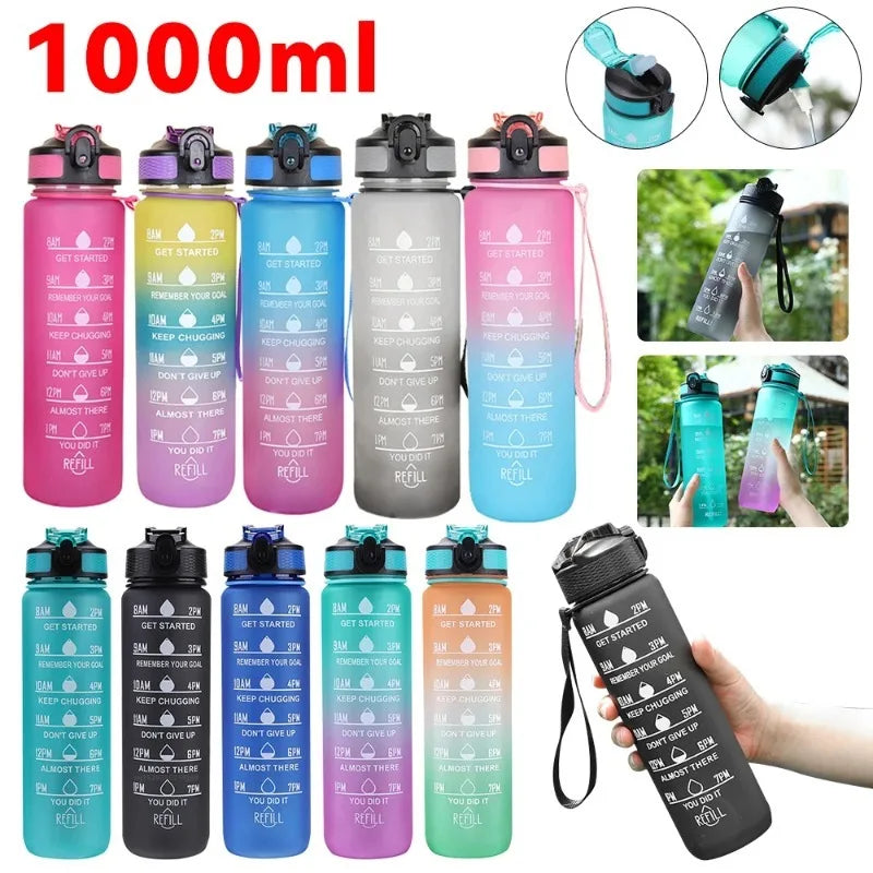 1L Portable Water Bottle – Leakproof Sport Container for Gym and Travel