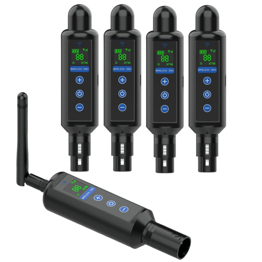 Wireless DMX Transceiver – 2.4G Lighting Controller for Stage and DJ Events