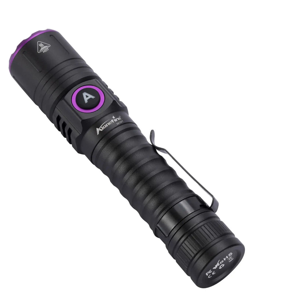 15W UV 365nm Blacklight Flashlight – Rechargeable Torch for Pet Urine Detection