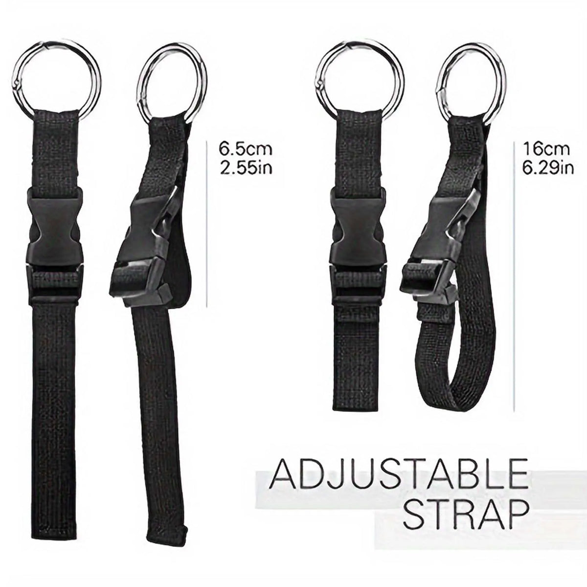 Adjustable Luggage Strap – Add-A-Bag Belt for Travel Backpacks