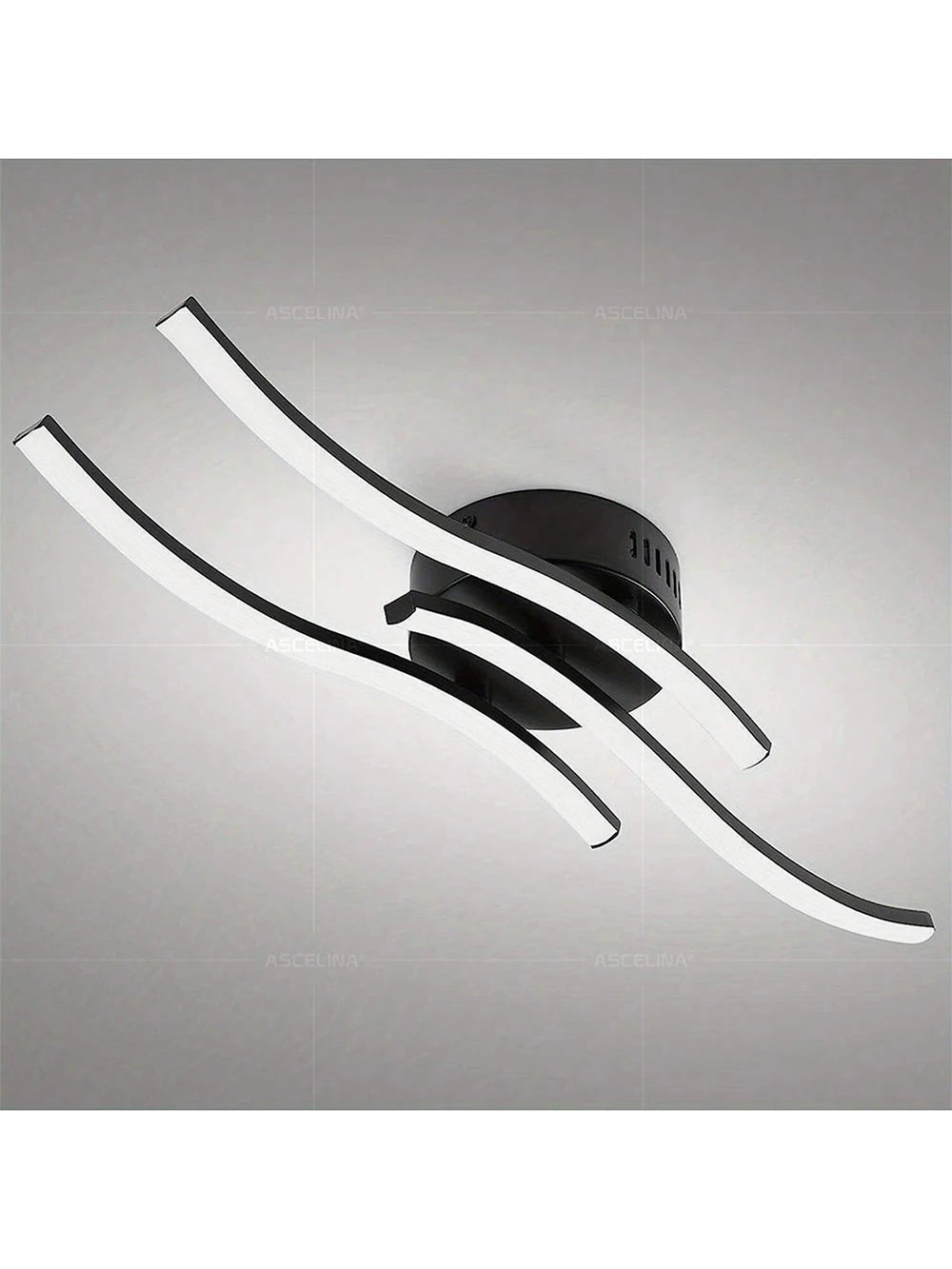 Modern LED Wave Ceiling Light – Minimalist Fixture for Living Room Bedroom