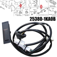 Trunk Release Switch – Tailgate Opener Button for Nissan Juke 2011-2015