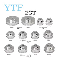 Aluminium 2GT Timing Pulley – 6mm Belt Width for 3D Printer Parts