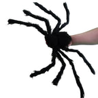 Giant Plush Spider Decoration – 30-200cm Horror Prop for Halloween Party