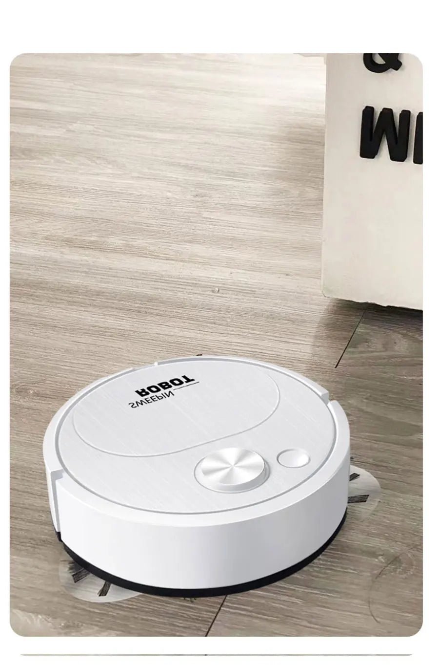 3-in-1 Robot Vacuum Cleaner – 1500Pa Wireless Mop for Home and Office
