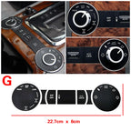 Button Repair Decal Stickers – Interior Dashboard Restoration for VW Touareg