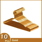 Aluminum Clothes Hangers – Anti-slip Metal Rack for Wardrobe Organization