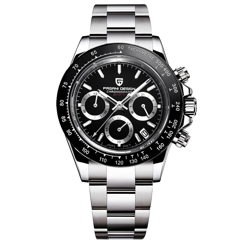Pagani Design Gold Chronograph – Luxury Quartz Wrist Watch for Men