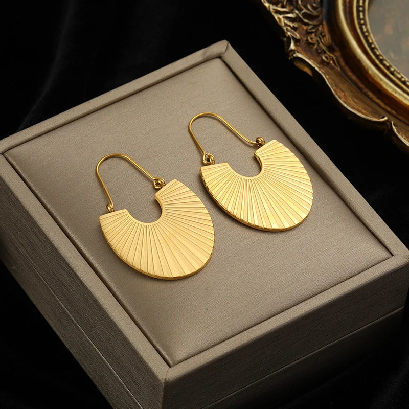 316L Stainless Steel Waterproof Earrings – Minimalist Jewelry for Vacation