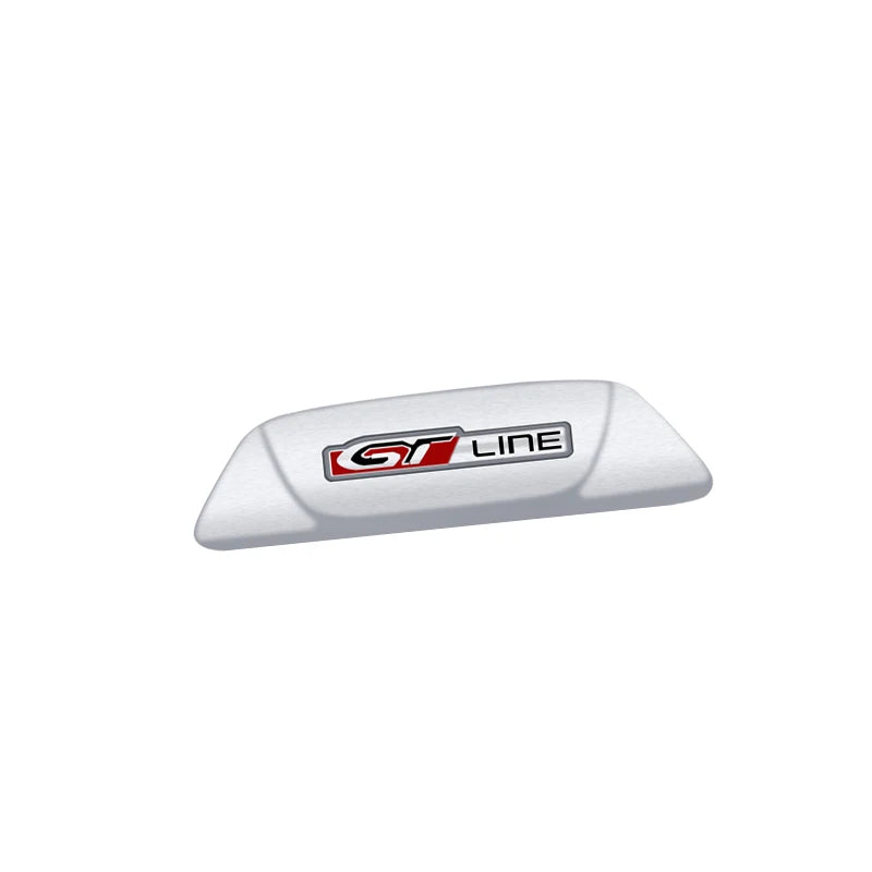 3D Metal GT Line Steering Wheel Emblem – Peugeot Interior Decor Accessories