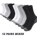 Athletic Football Socks – Soft Ground-Gripping Crew for Men's Gym Training