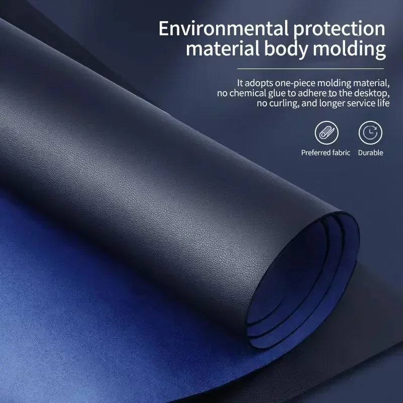 PU Leather Desk Mat – 70x35cm Waterproof Pad for Office and Gaming