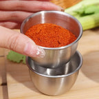 Stainless Steel Sauce Cup – Leakproof Dressing Container for Kitchen Lunch