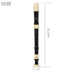 8-Hole Baroque Bass Recorder – Detachable Woodwind for Music Students