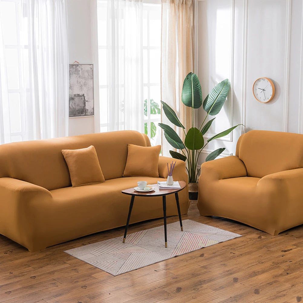 Thickened Elastic Sofa Slipcovers – Sectional Corner Couch Protection for Living Room