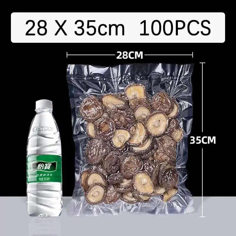 Heavy Duty Vacuum Sealer Bags – 100 Quart Size for Food Storage and Sous Vide