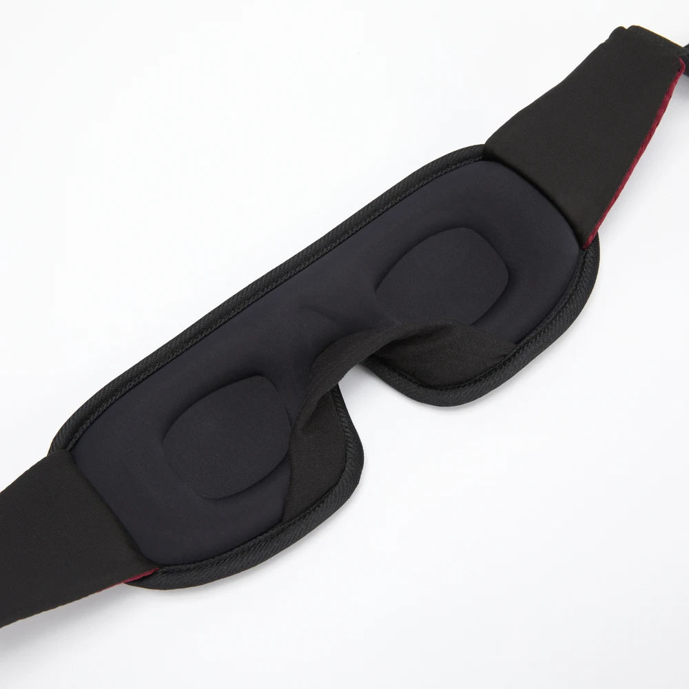 Soft 3D Contoured Eye Mask – Breathable Light Blocking for Travel Sleeping