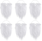 White Santa Claus Beard – Simulated Costume Prop for Christmas Cosplay