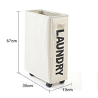 Rolling Laundry Basket – Large Capacity Waterproof Hamper for Yoga Storage