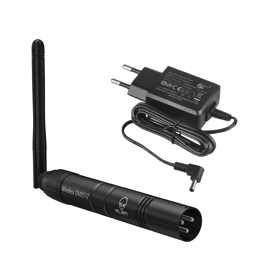 Wireless DMX Transmitter Receiver – 2.4G ISM Controller for Stage Lighting