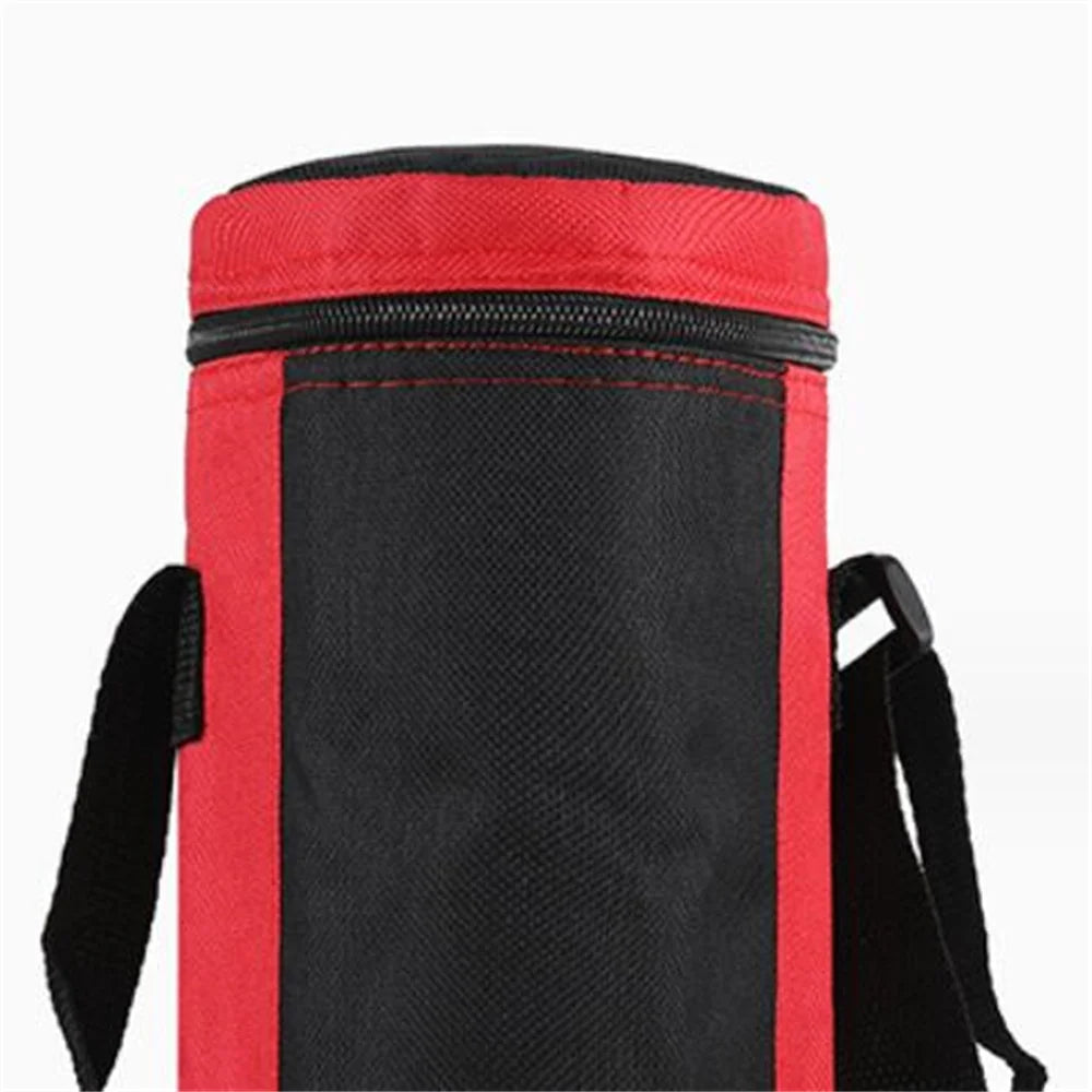 Insulated Oxford Water Bottle Bag – 1L/2L Pouch for Hiking and Summer Travel