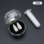 Vampire Fangs with Adhesive – Realistic Dentures for Halloween Cosplay