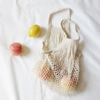 Reusable Cotton Mesh Tote Bag – Eco-Friendly Produce Storage for Grocery Shopping