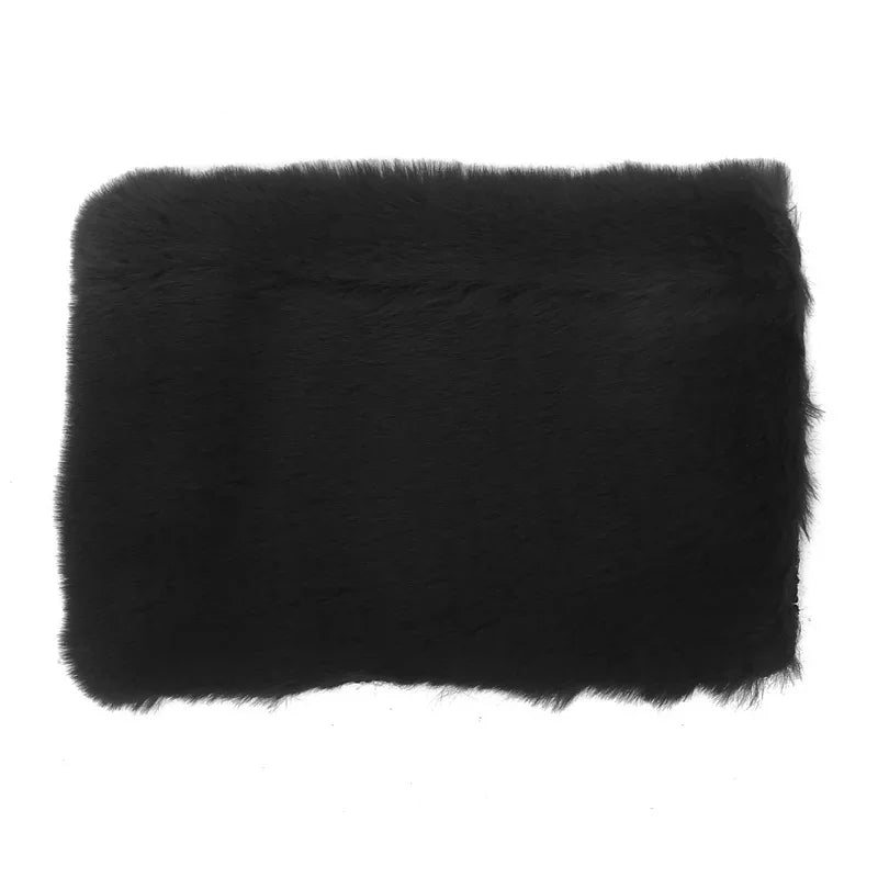 Plush Car Armrest Cover – Soft Warm Console Cushion for Winter Interior