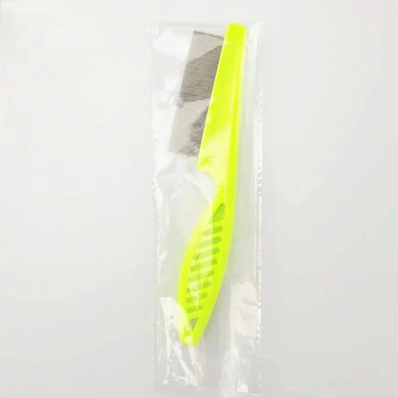 Stainless Steel Flea Comb – Shedding Grooming Tool for Cat and Dog Pets