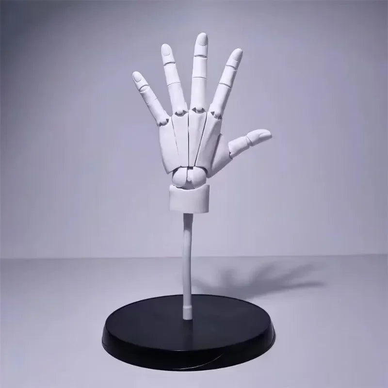 Articulated Wooden Hand Model – Posable Sketching Figurine for Artists