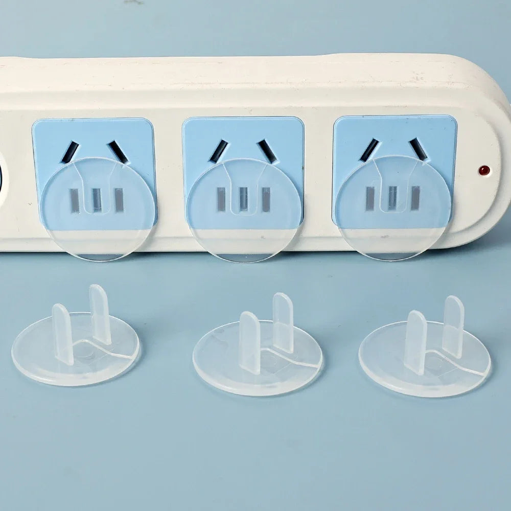 Clear Childproof Outlet Covers – Baby Safety Electrical Socket Protectors for Home