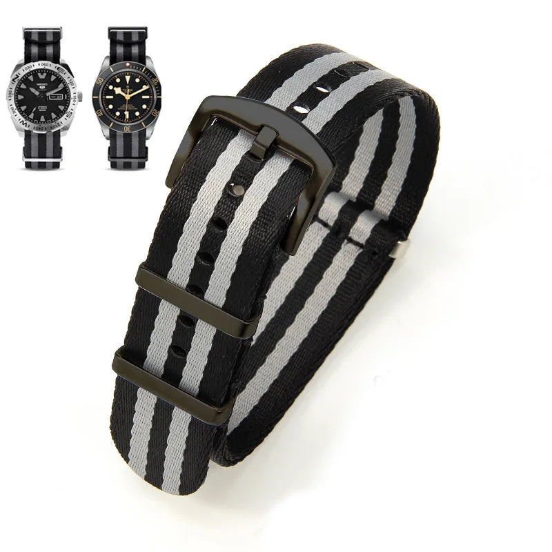 Nylon Watch Strap – 20mm 22mm Sport Band for Omega Seiko Rolex