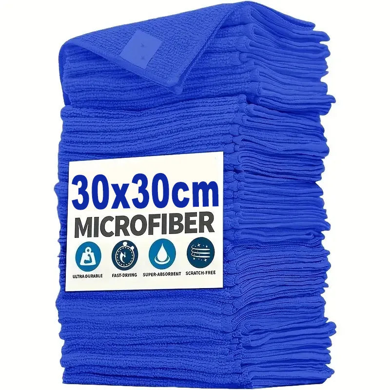 Microfiber Cleaning Towels – Absorbent Cloths for Car Detailing and Home Use