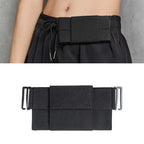 Slim Running Waist Belt – Stretchy Invisible Phone Pouch for Outdoor Sports