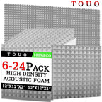 Acoustic Foam Pyramid Panels – Sound Insulation for Home Studio Recording