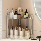 Multi-Layer Bathroom Storage Trolley – Transparent Space-Saving Rack for Home Organization