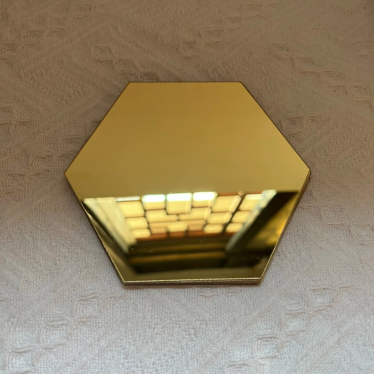 Hexagon Acrylic 3D Mirror Wall Stickers – Self-Adhesive Decor for Home
