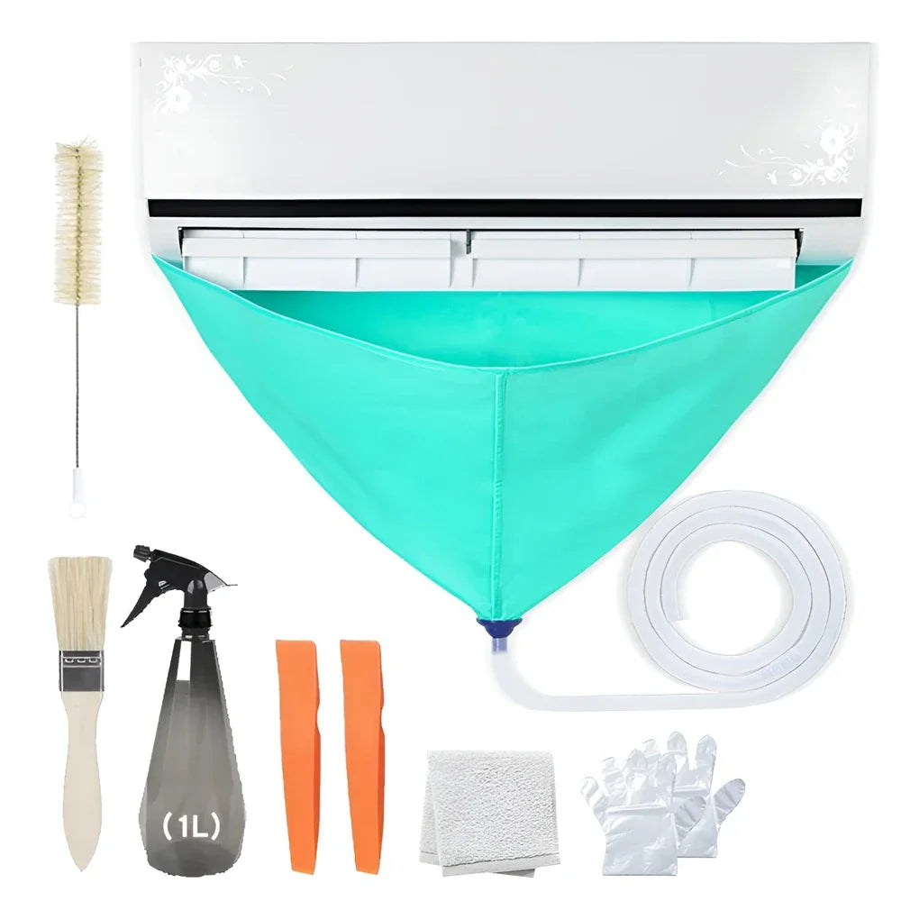 Air Conditioner Cleaning Bag – Leak-proof Cover for Professional Maintenance