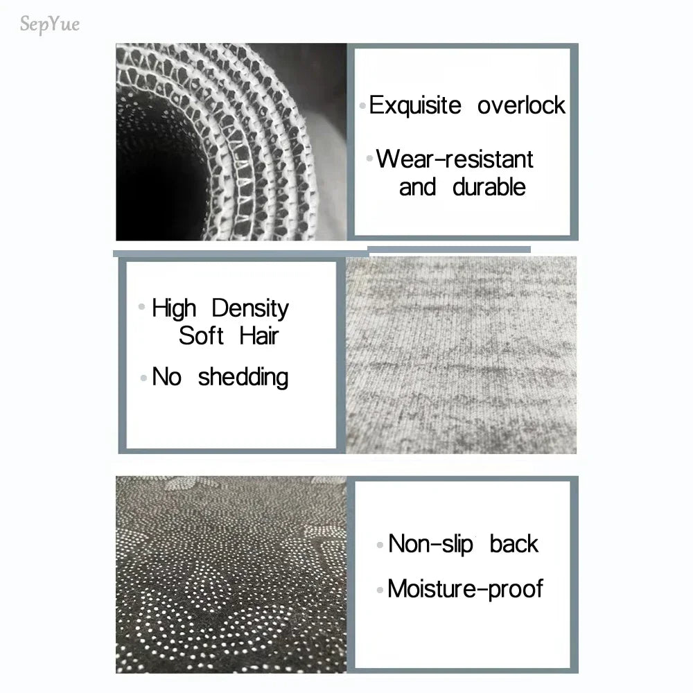 Crystal Velvet Kitchen Runner – Anti-Slip Mat for Home Floor Decor