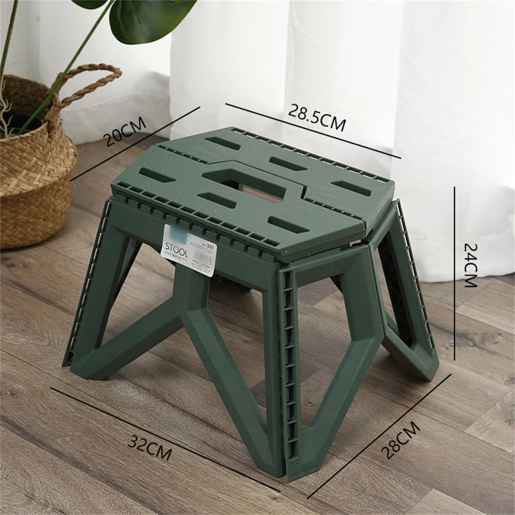 Portable Folding Stool – High Load Bearing Chair for Camping and Fishing