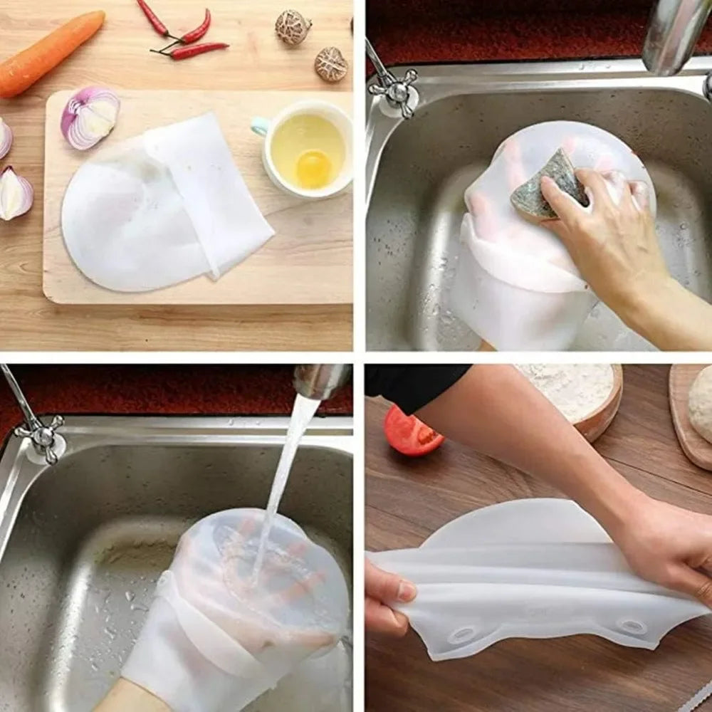 Silicone Dough Kneading Bag – Non-Toxic Mixer for Bread and Pizza Dough
