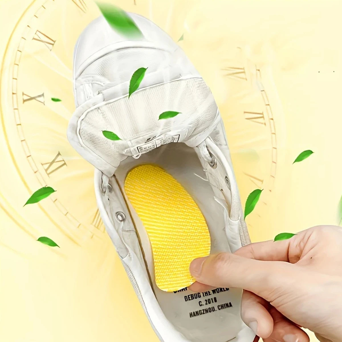 Scented Shoe Insole Stickers – Odor Neutralizing Fresheners for Daily Wear